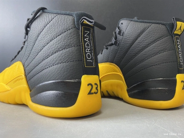 Chep Onekick University 130690-070 Air Black 12 Retro Gold Jordan 0820